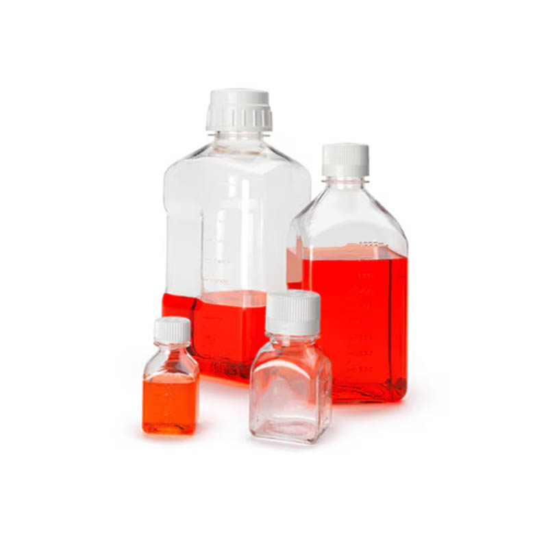 无菌方形培养基瓶，1000ML,PETG材质